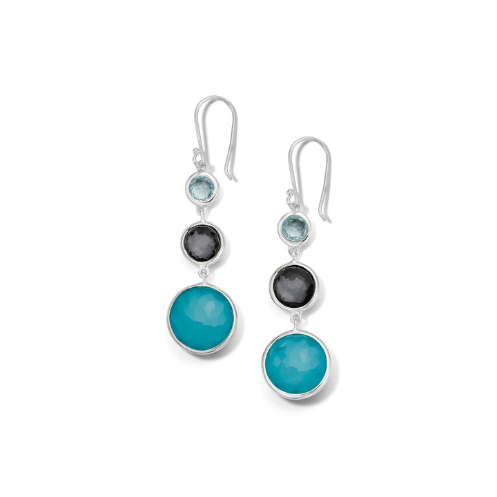 Lollitini 3-Stone Drop Earrings