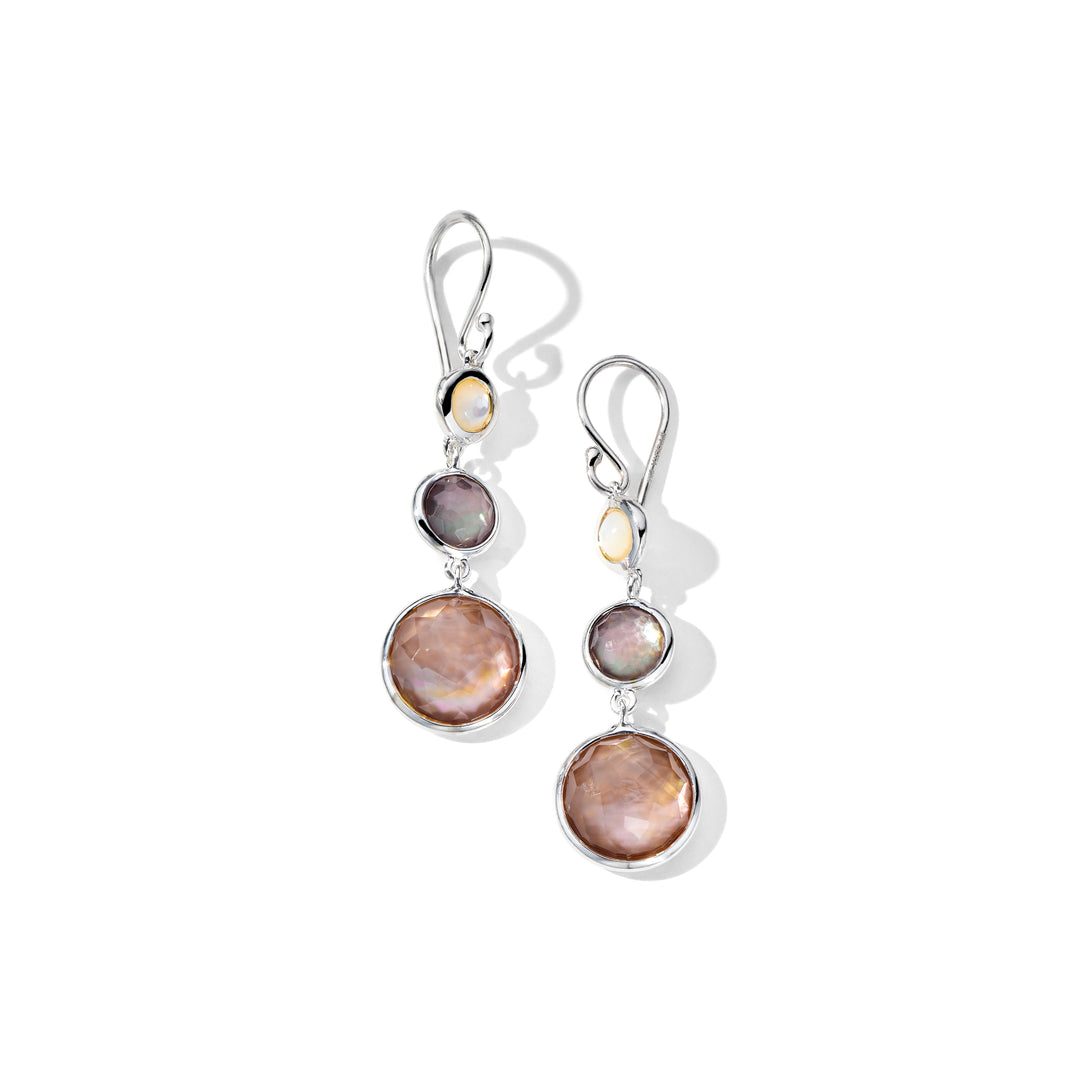 Lollitini 3-Stone Drop Earrings