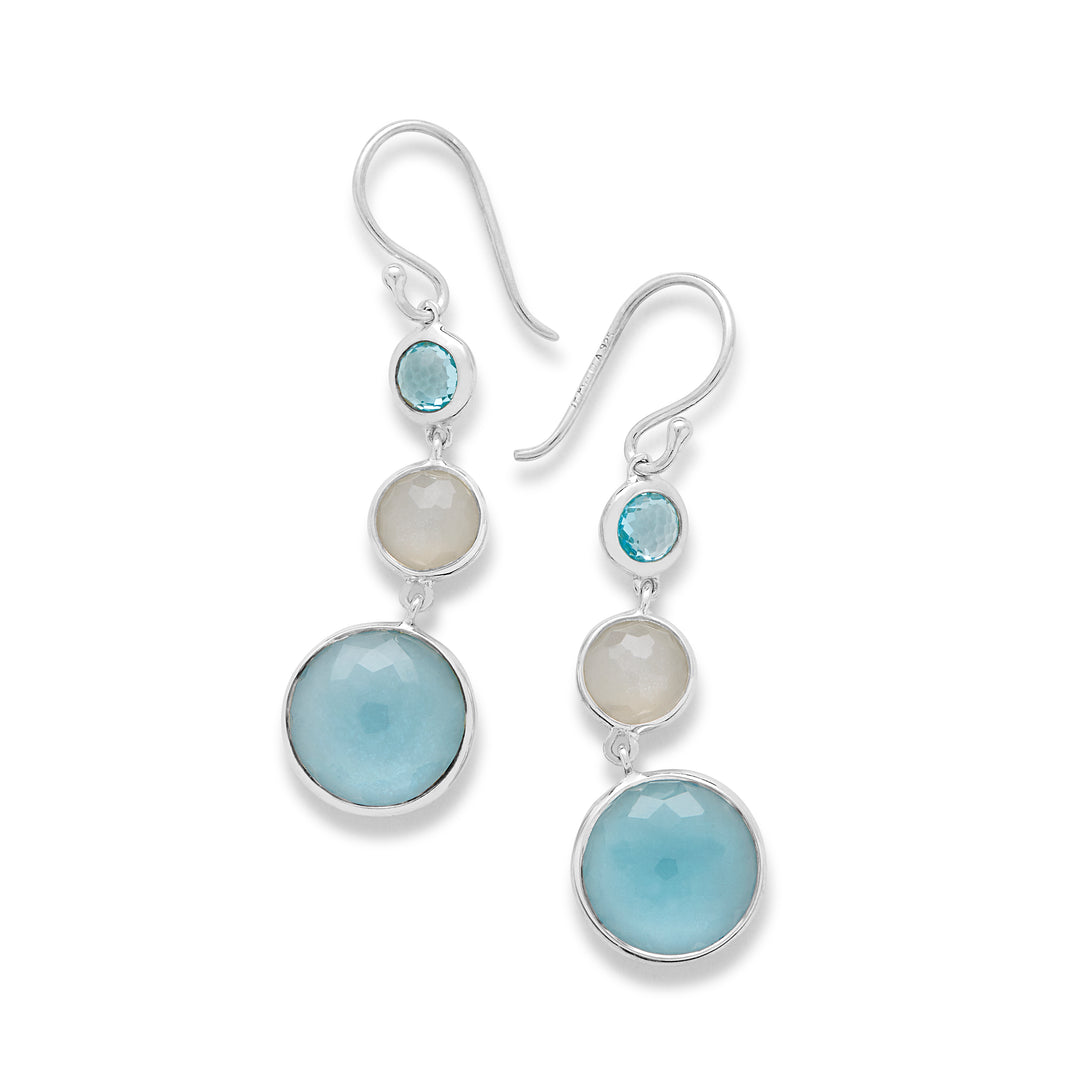 Lollitini 3-Stone Drop Earrings