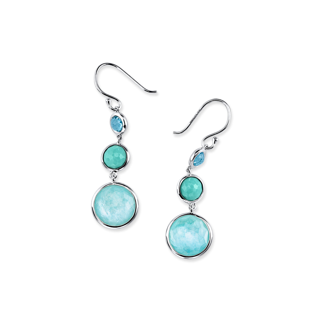 Lollitini 3-Stone Drop Earrings