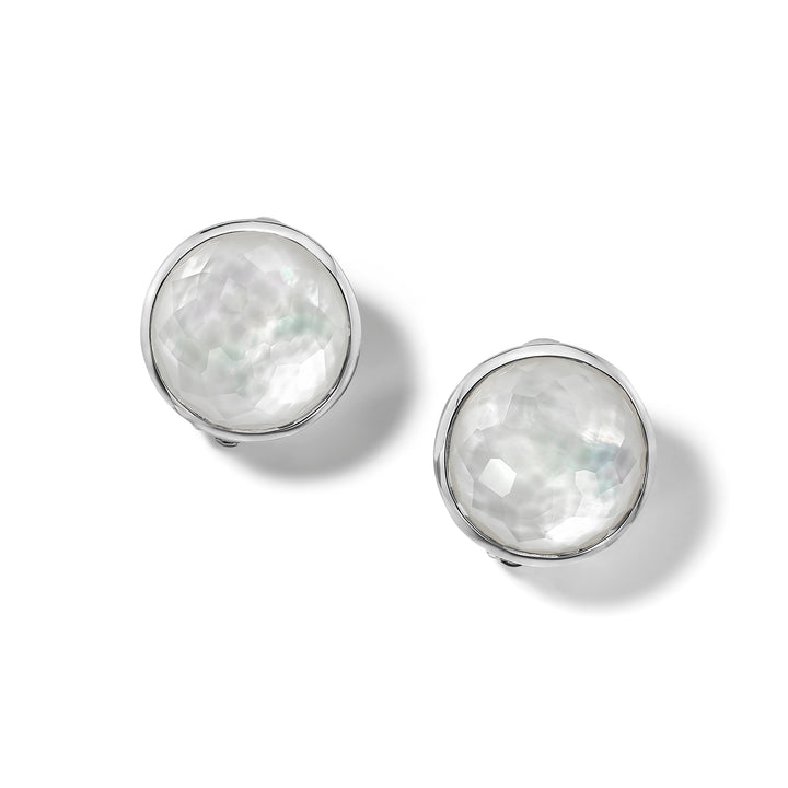 15mm Stone Clip Earrings