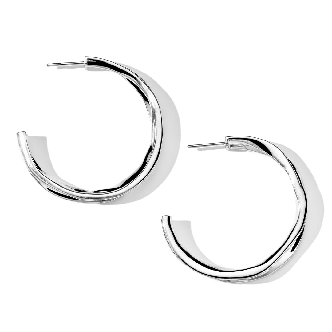 Medium Crush Hoop Earrings