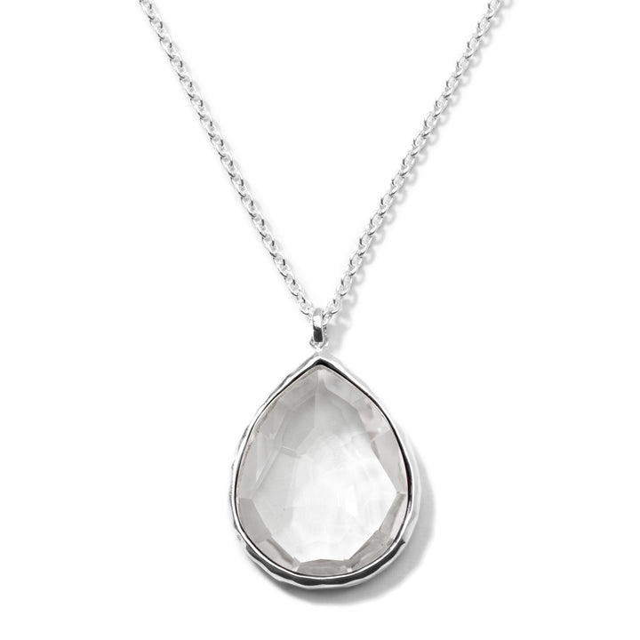 Large Teardrop Pendant Necklace