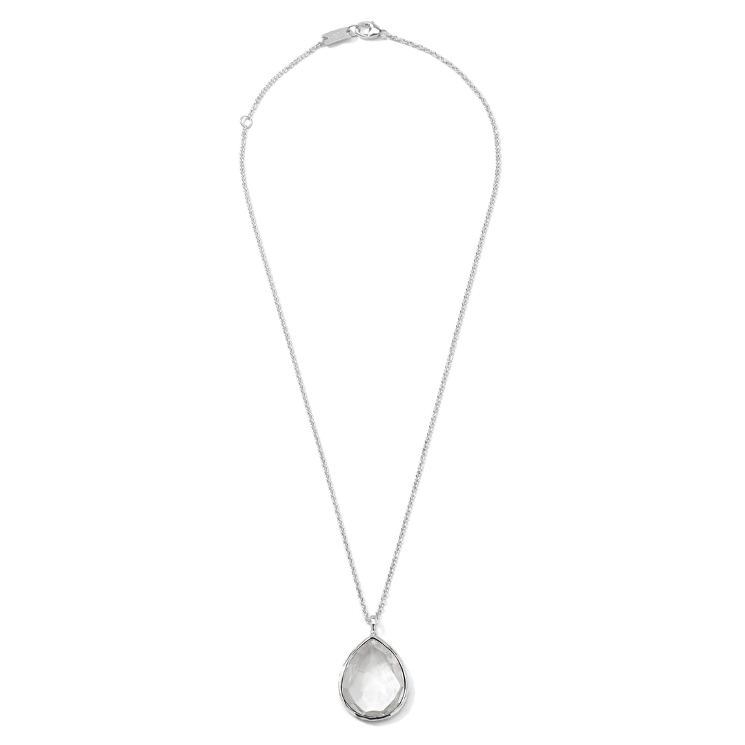 Large Teardrop Pendant Necklace