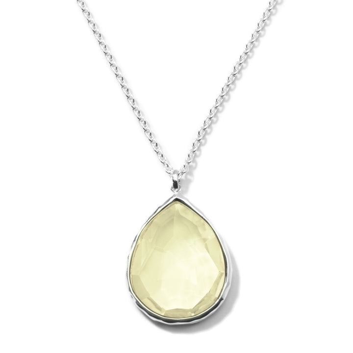 Large Teardrop Pendant Necklace