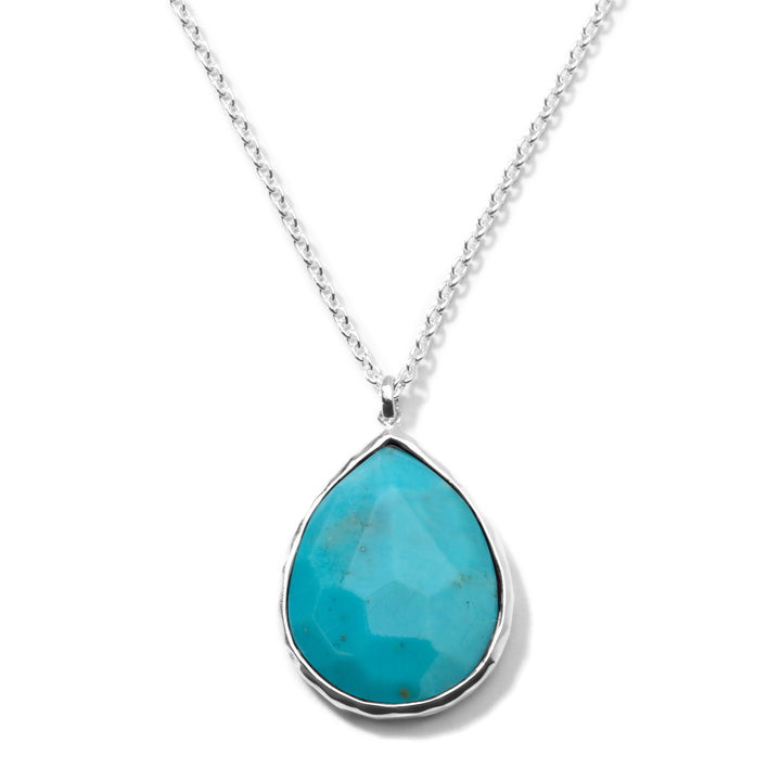 Large Teardrop Pendant Necklace