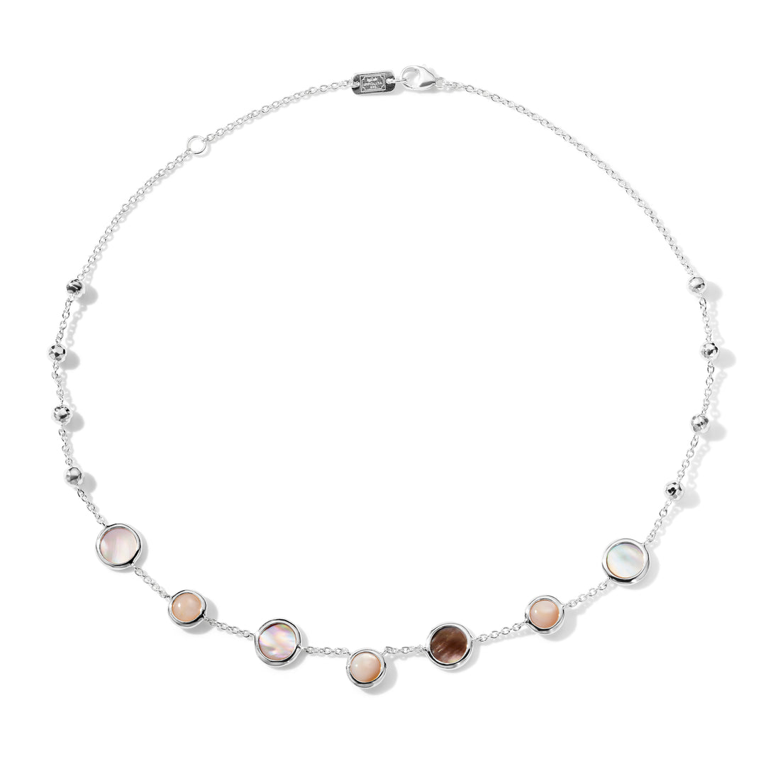 Short 7-Stone Necklace 16-18"