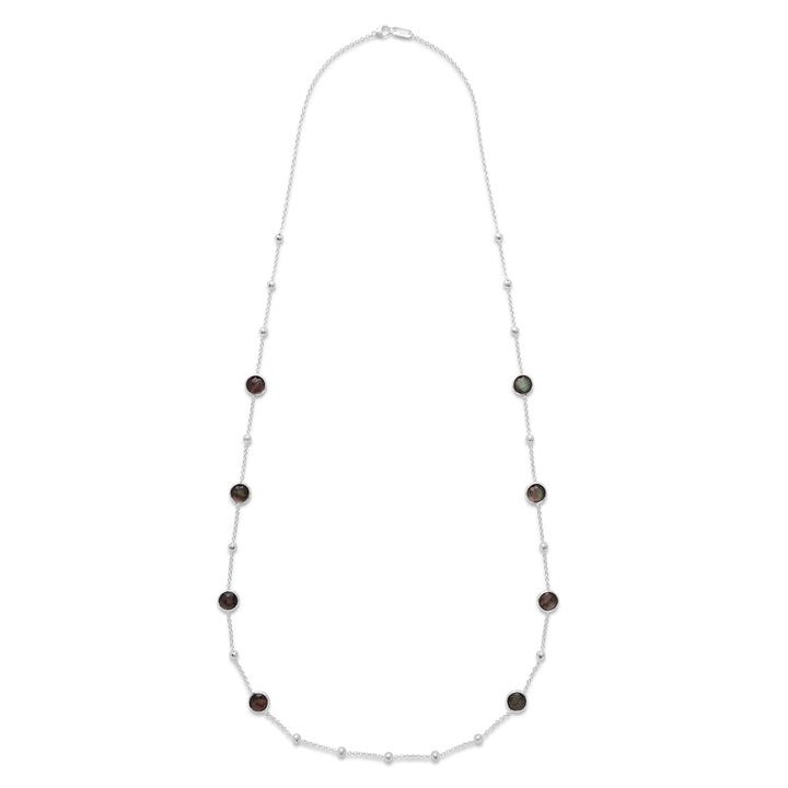 Ball & Stone Station Necklace