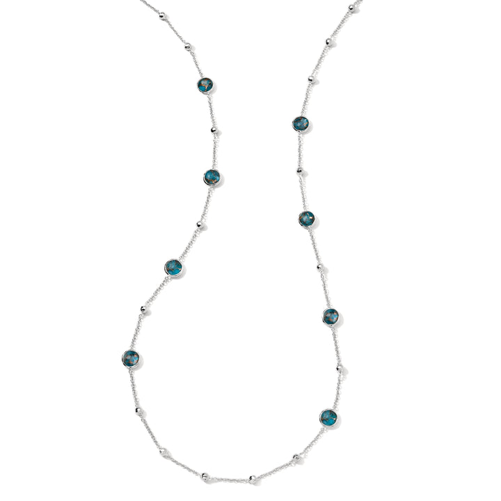 Ball & Stone Station Necklace