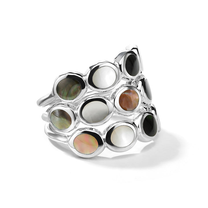 Polished Rock Candy All-Around Tiny Ovals Ring