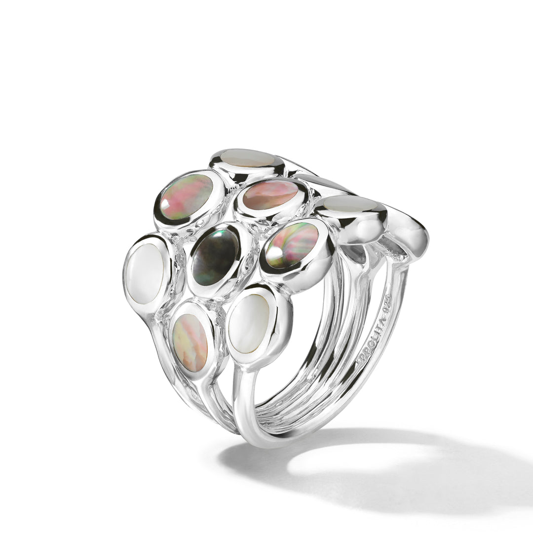 Polished Rock Candy All-Around Tiny Ovals Ring