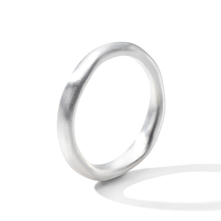 Wide Squiggle Band Ring