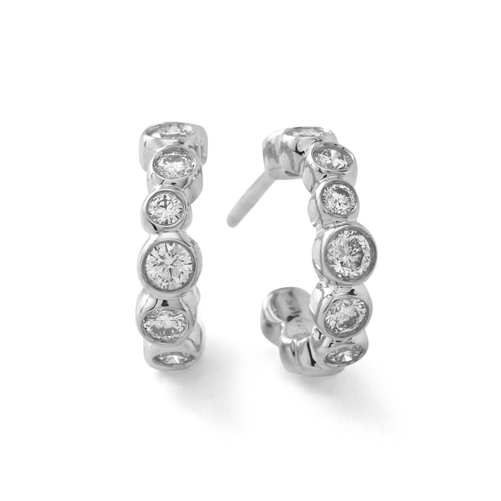 Mini Starlet Hoop Earrings (.63ctw)