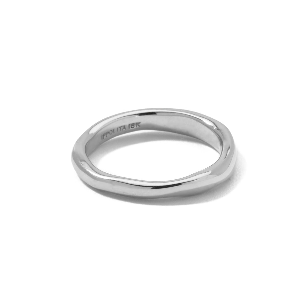 Shiny Wide Squiggle Ring