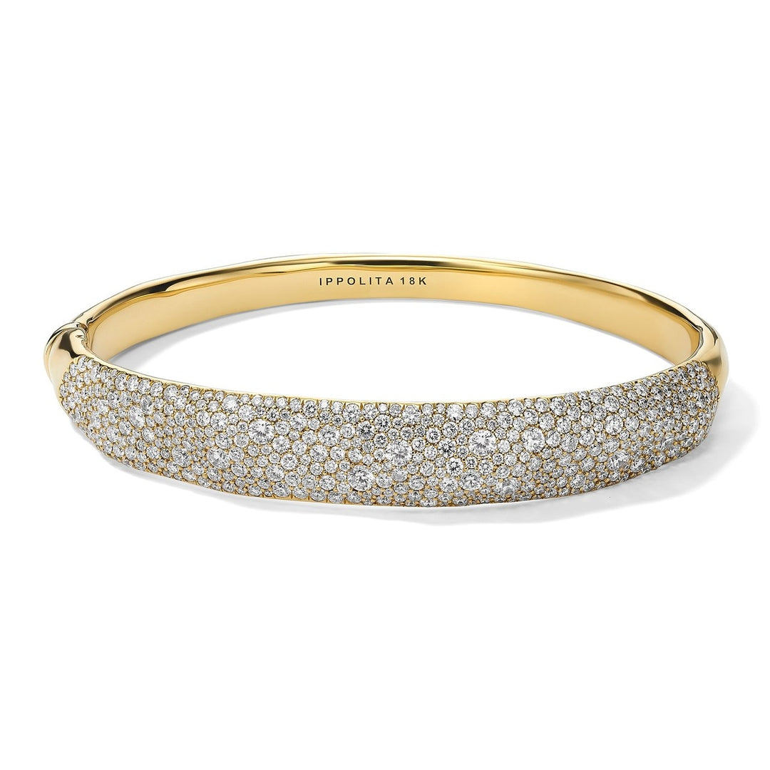 Organic Hinged Bangle (5.39ctw)