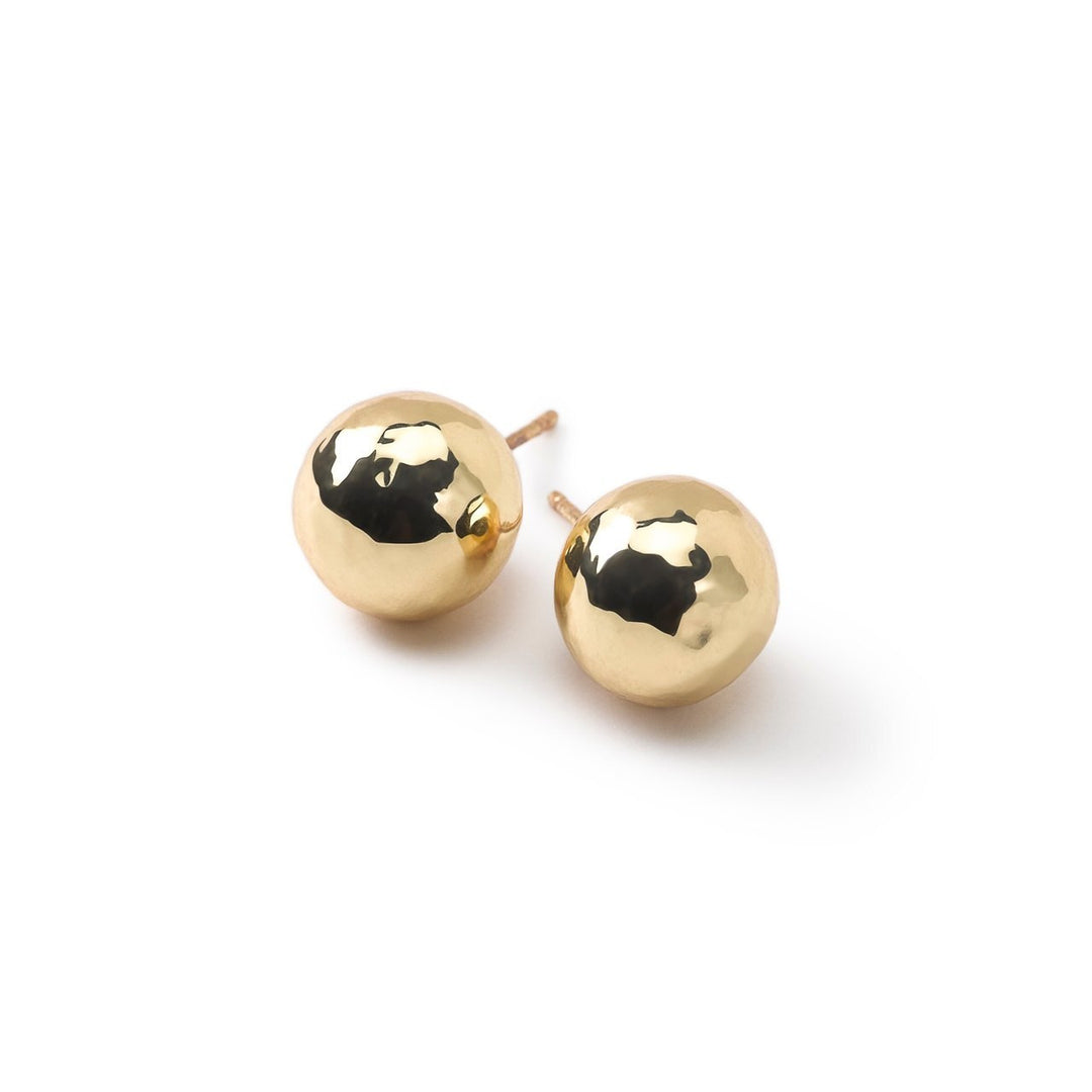 Hammered Ball Stud Earrings