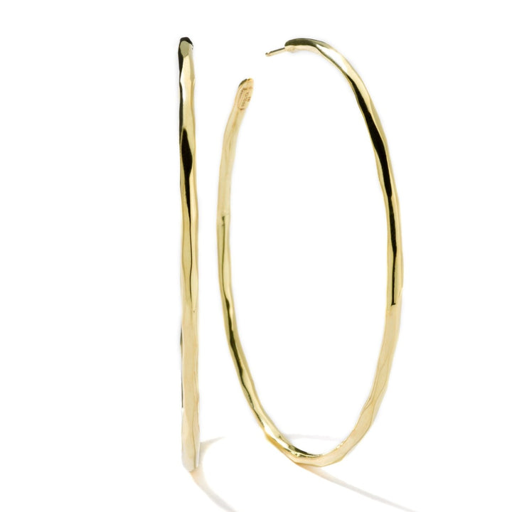 Extra Large Squiggle Hoop Earrings