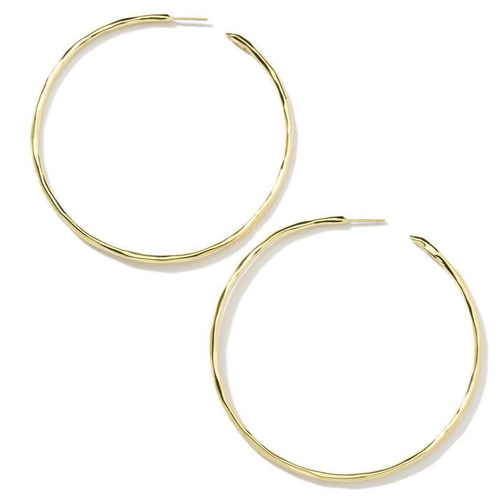 Extra Large Squiggle Hoop Earrings