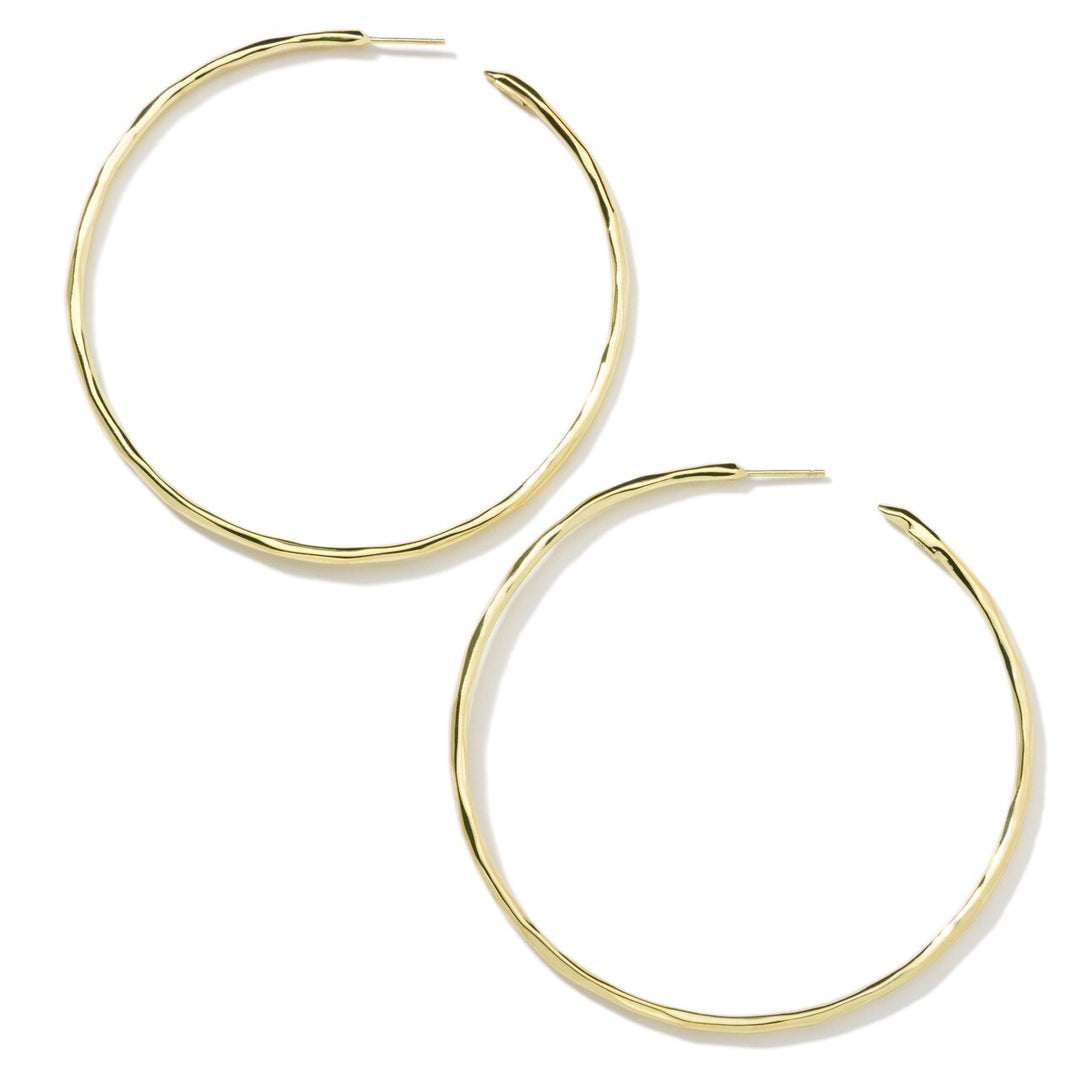 Extra Large Squiggle Hoop Earrings