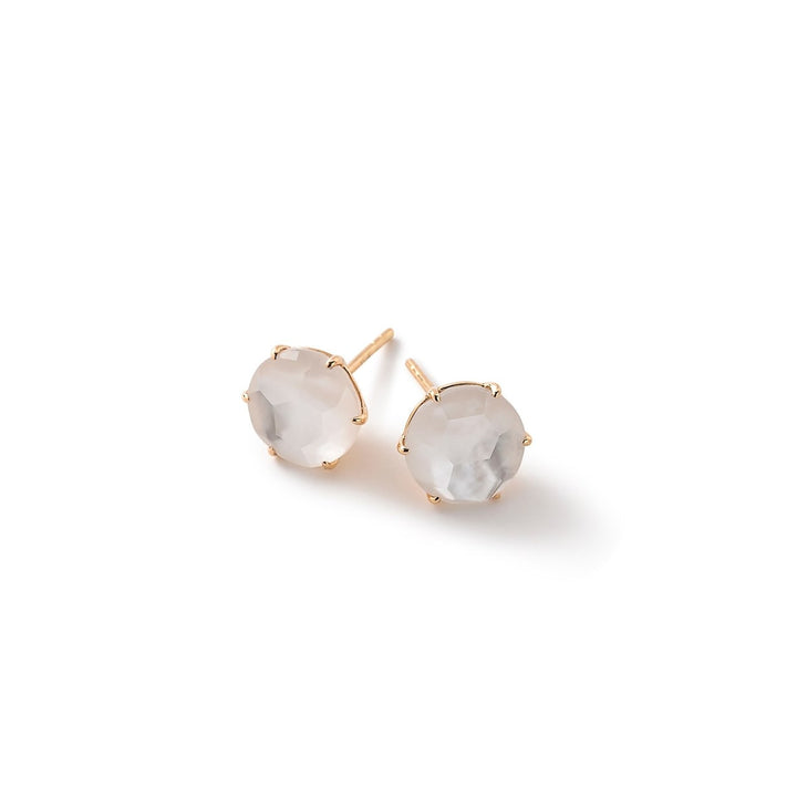 Medium Round Stud Earrings