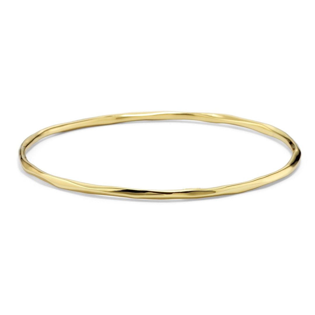 Thin Faceted Bangle Bracelet