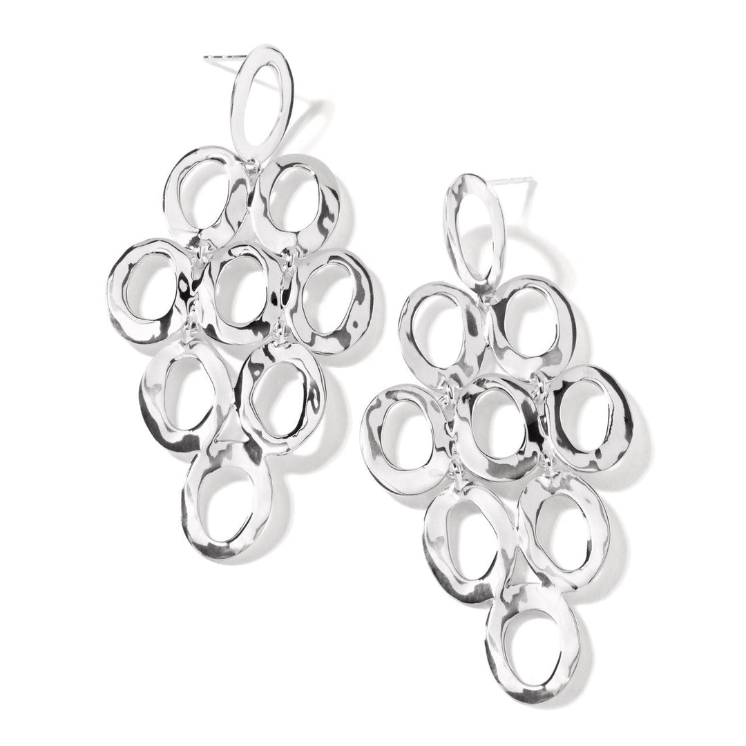 Open Oval Cascade Earrings