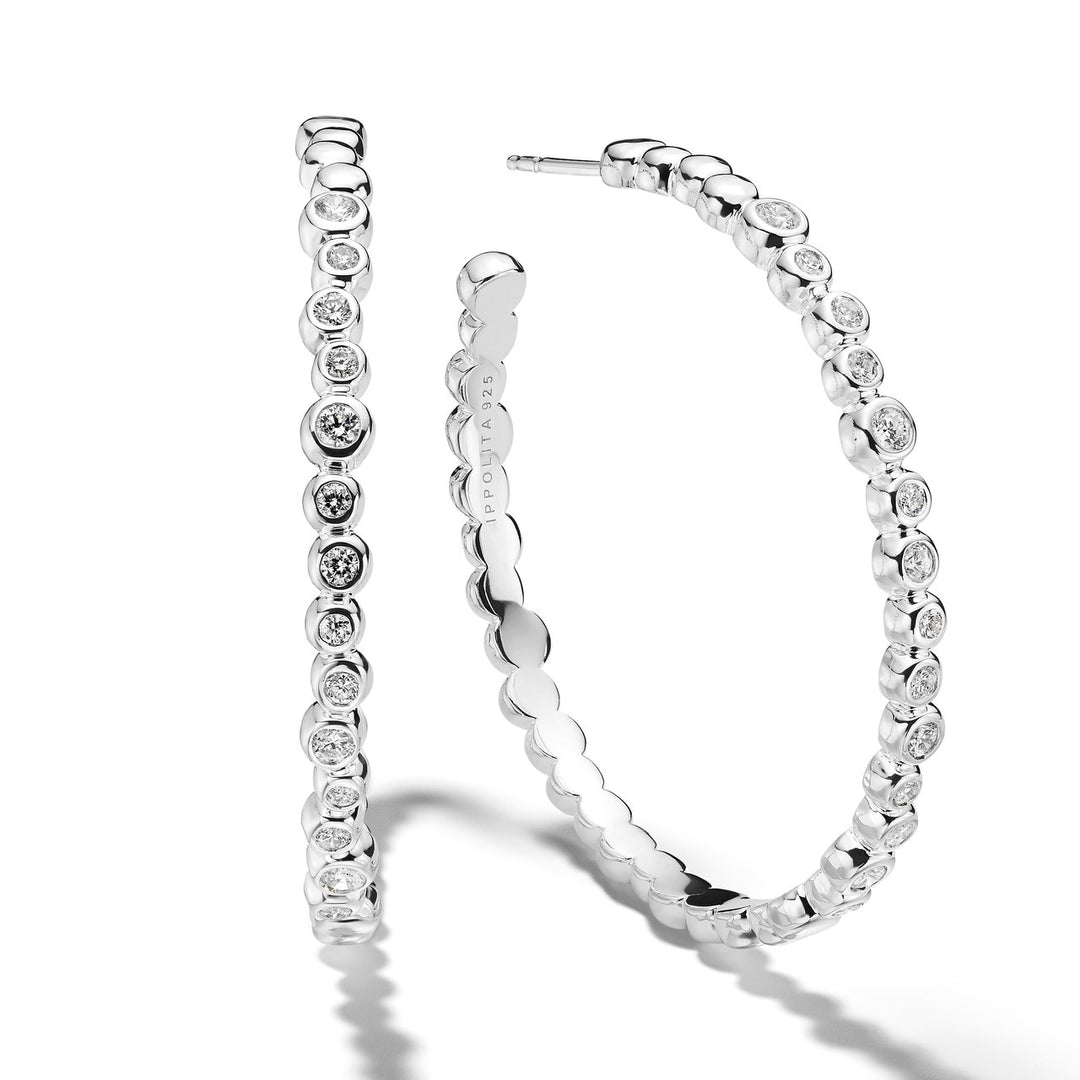 Medium Hoop Earrings (.75ctw)