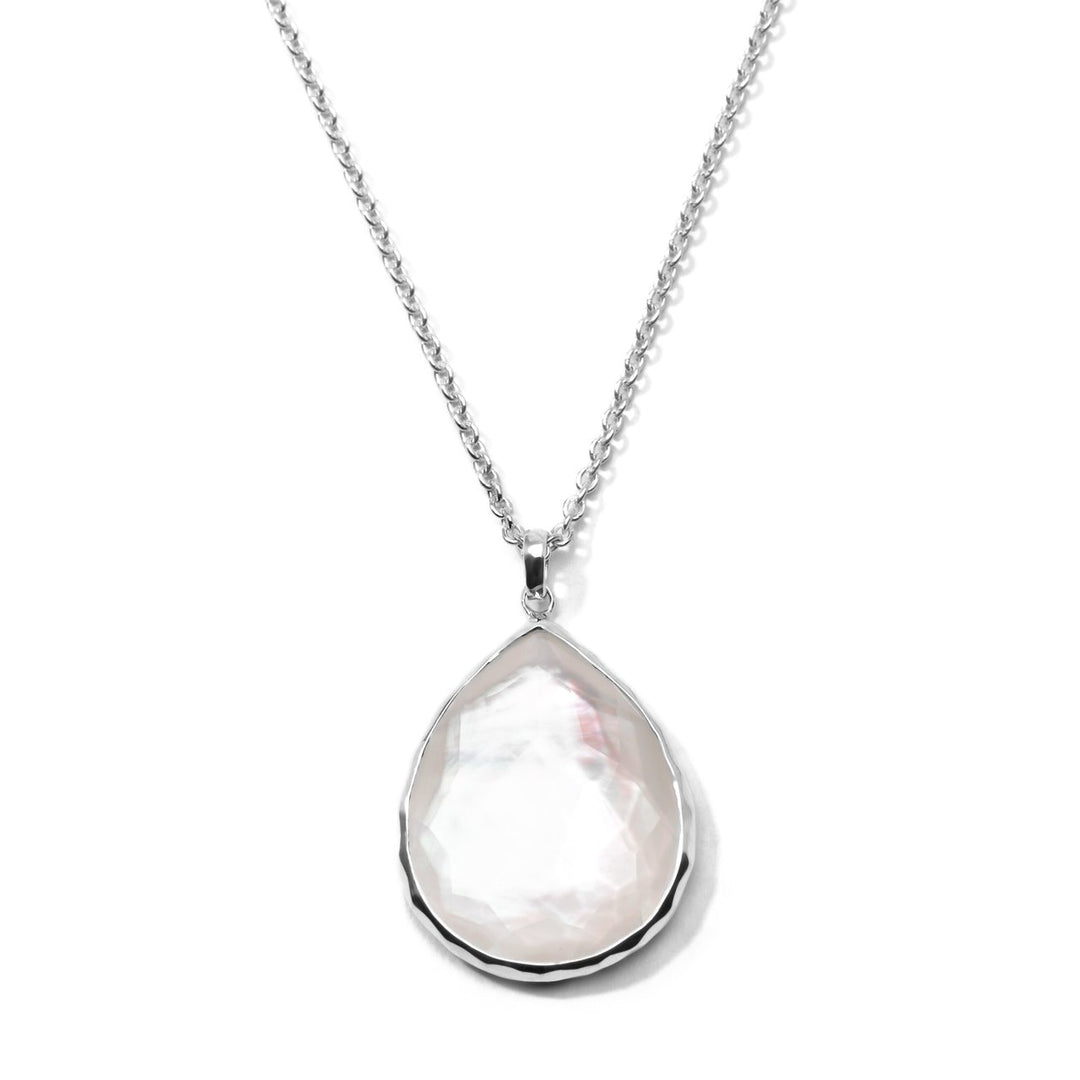 Large Teardrop Pendant Necklace