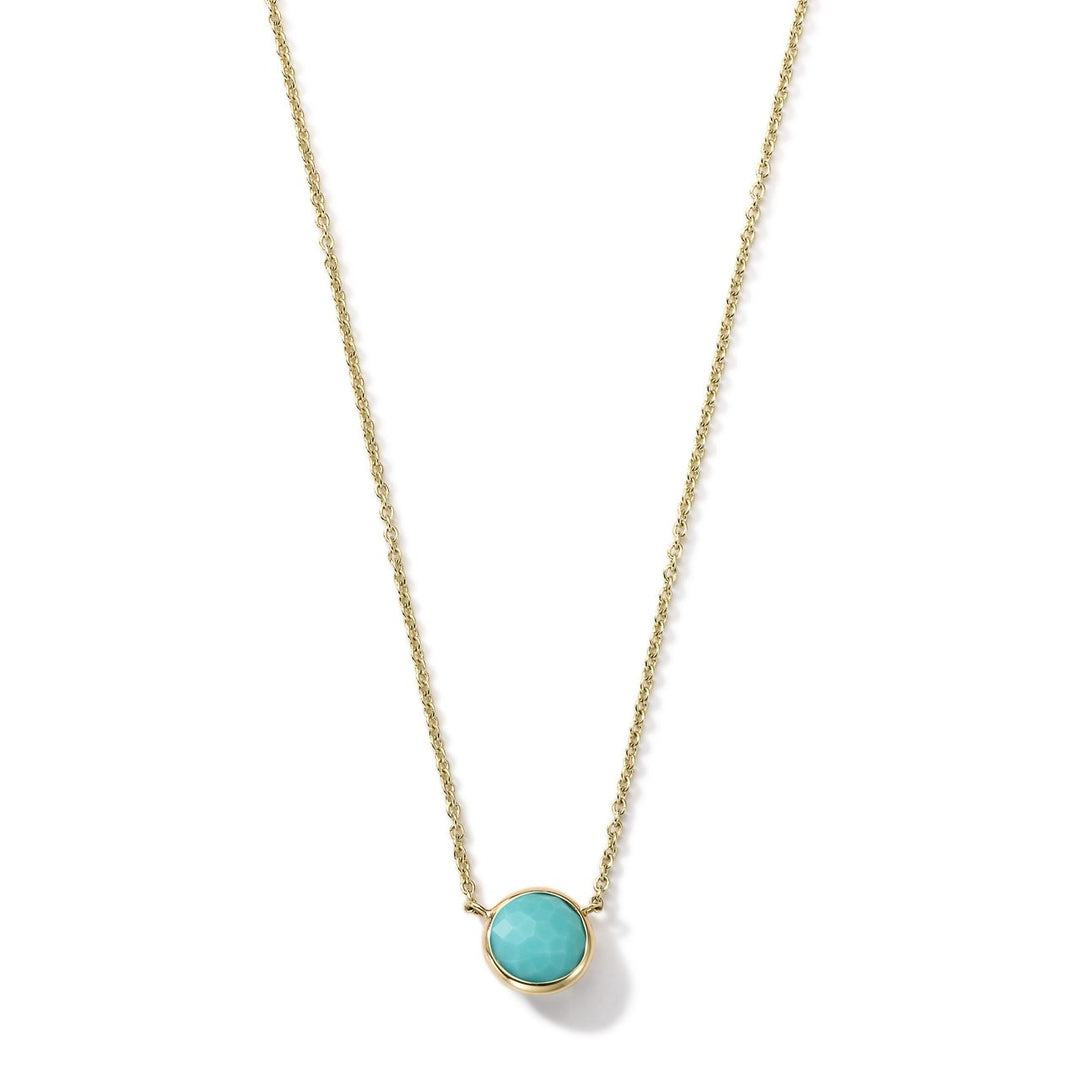 Mini Single Stone Pendant Necklace