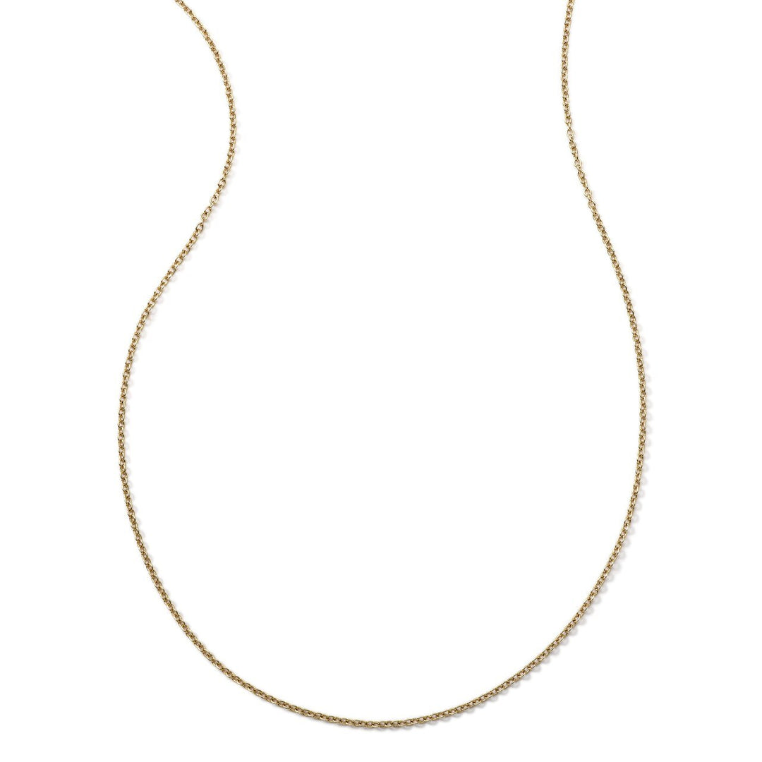 Short Thin Charm Chain Necklace