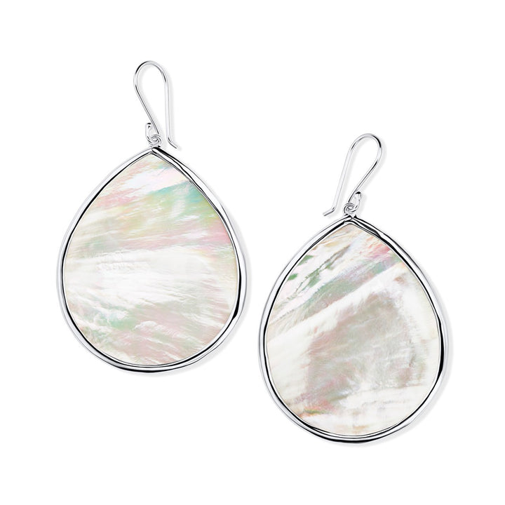 Jumbo Stone Teardrop Earrings