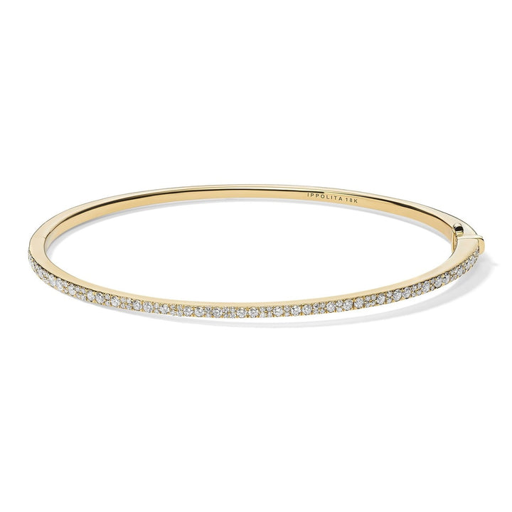 Skinny Hinged Bangle (.84ctw)