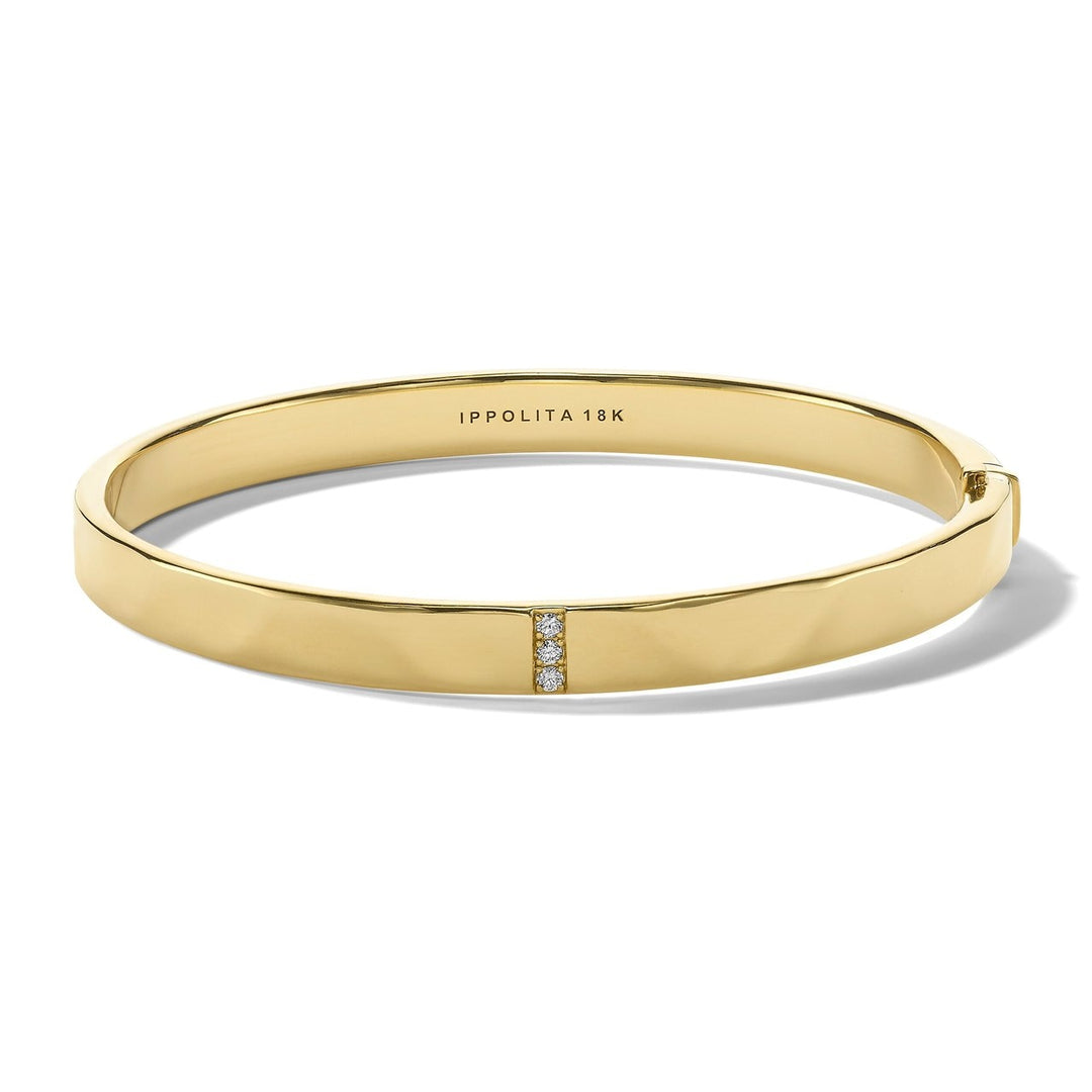 Hinged Bangle Bracelet (0.18 ctw)