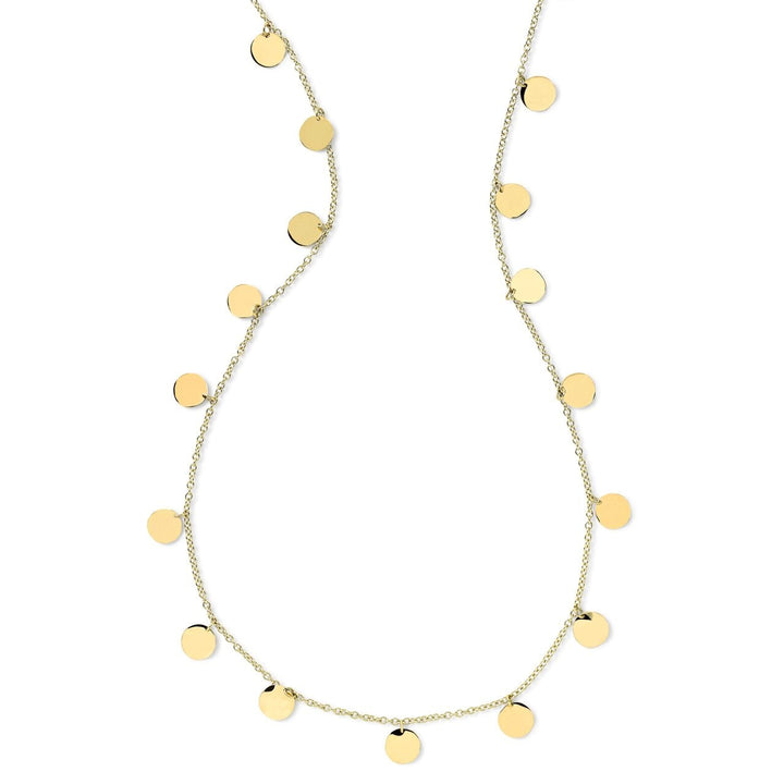 Long Paillette Layering Necklace