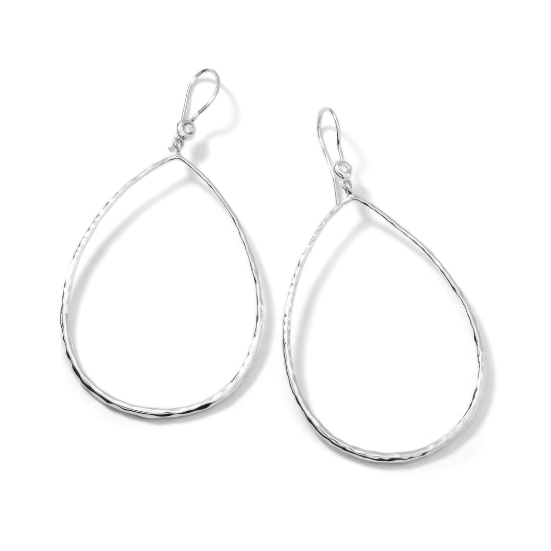 Hammered Teardrop Earrings