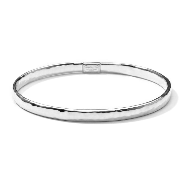 Flat Hammered Bangle