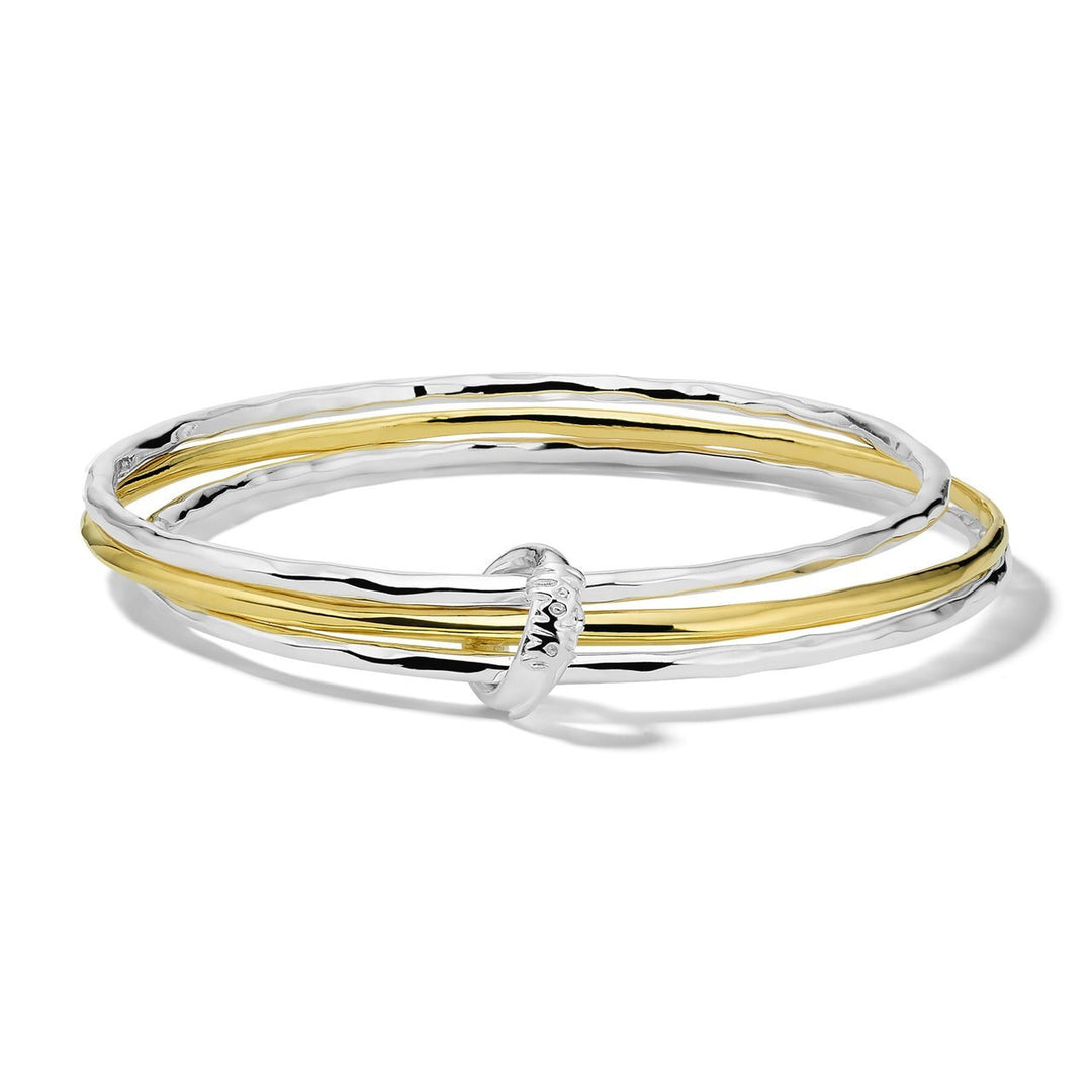 Mixed Metal Bangle Set