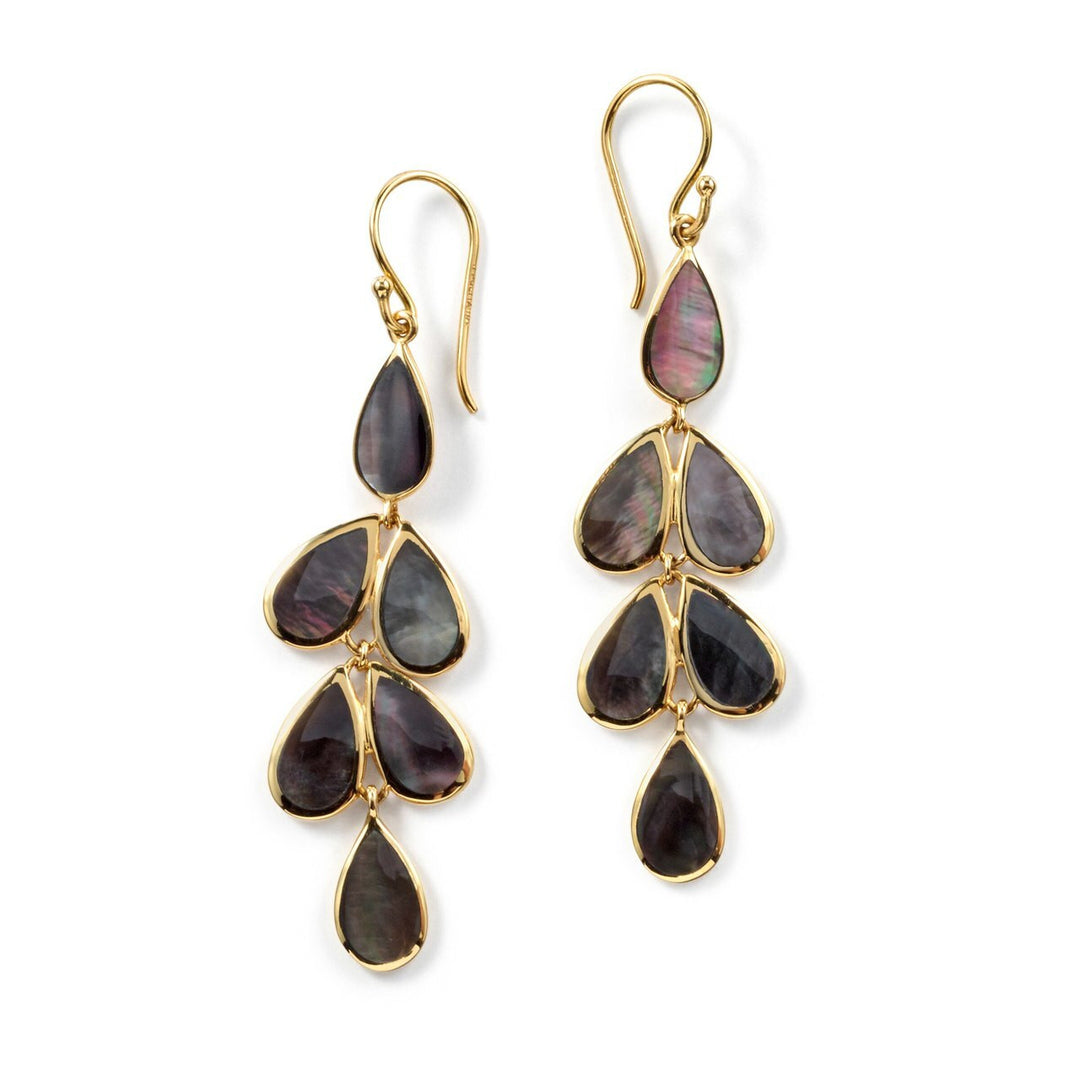 Teardrop Linear Cascade Earrings