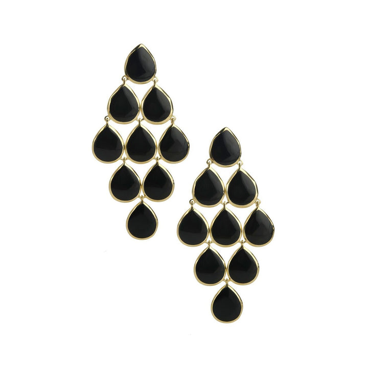 Cascade Earrings in 18K Gold