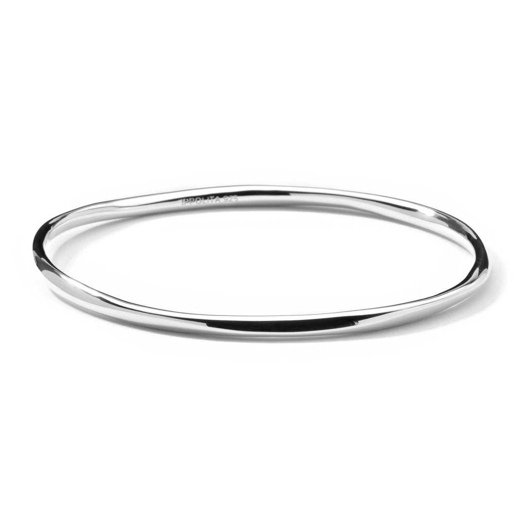 Smooth Squiggle Bangle Bracelet