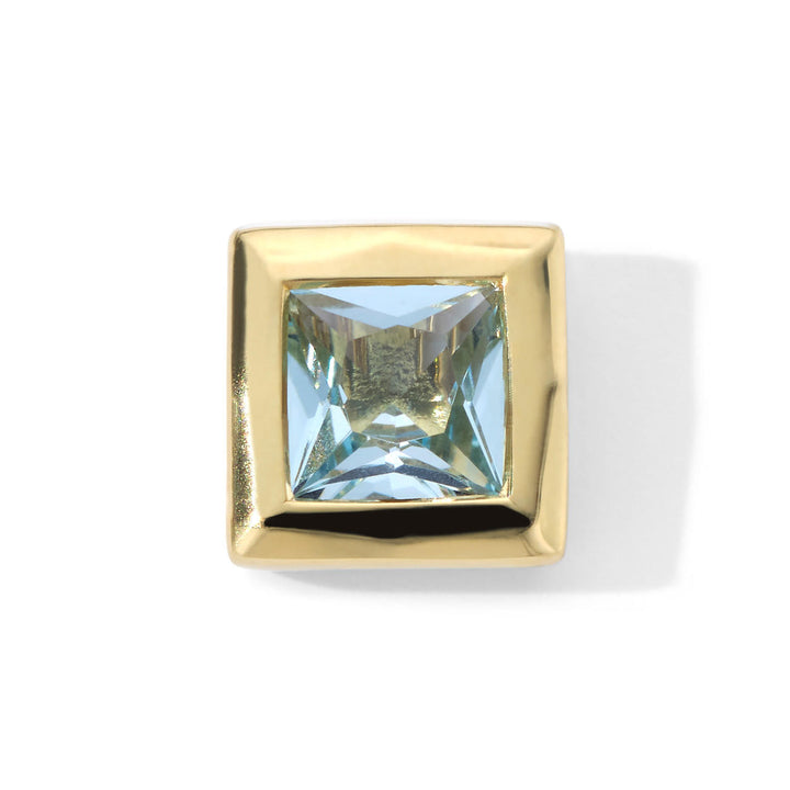  Caramella Single Square Stud Earring in 18K Gold GE2691BT-EA 