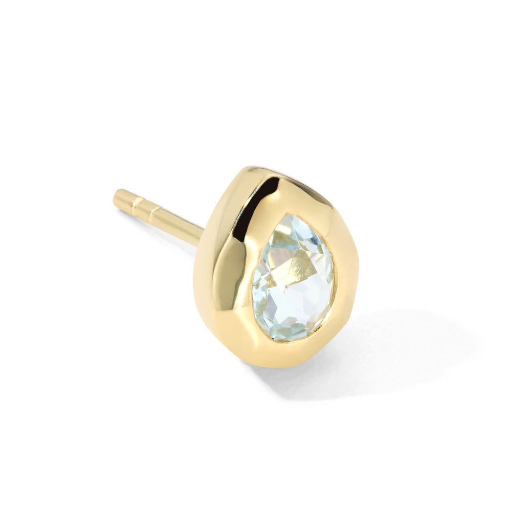  Caramella Single Teardrop Stud Earring in 18K Gold GE2690BT-EA 