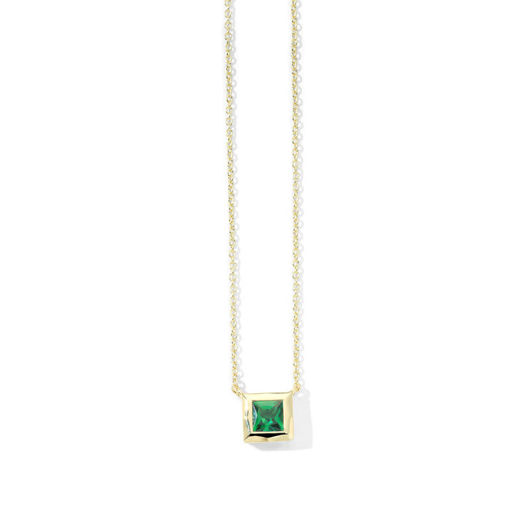 Caramella Square Pendant Necklace