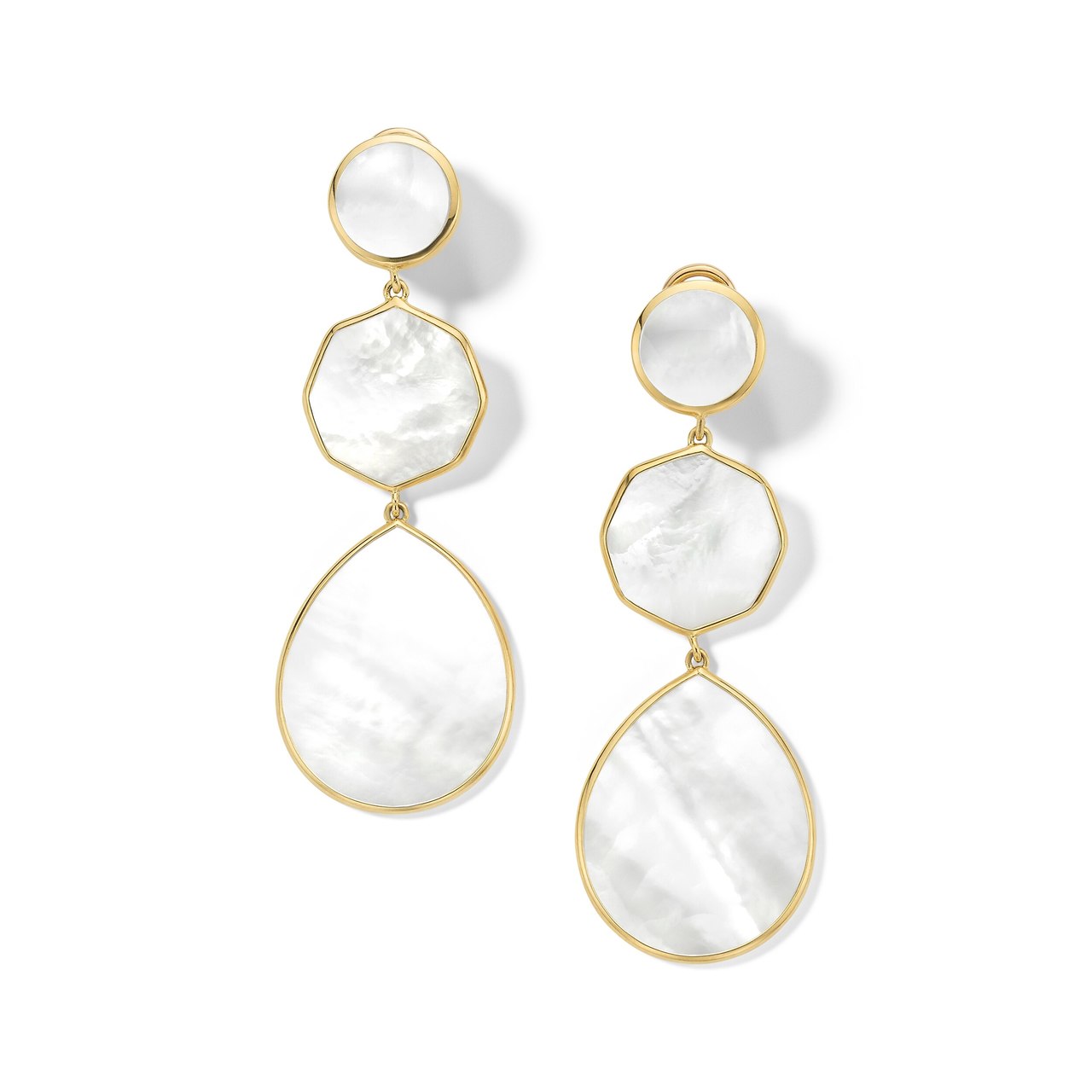 IPPOLITA Polished Rock Candy Crazy 8's 3-Stone Drop Earrings in